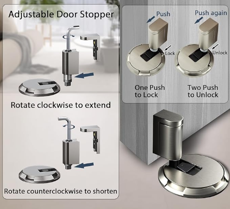 AeraStop Mechanical Door Stop & Lock